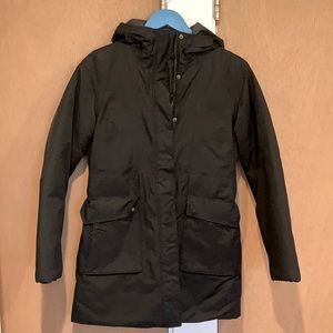 The North Face Puffer Parka Jacket Black Sz S